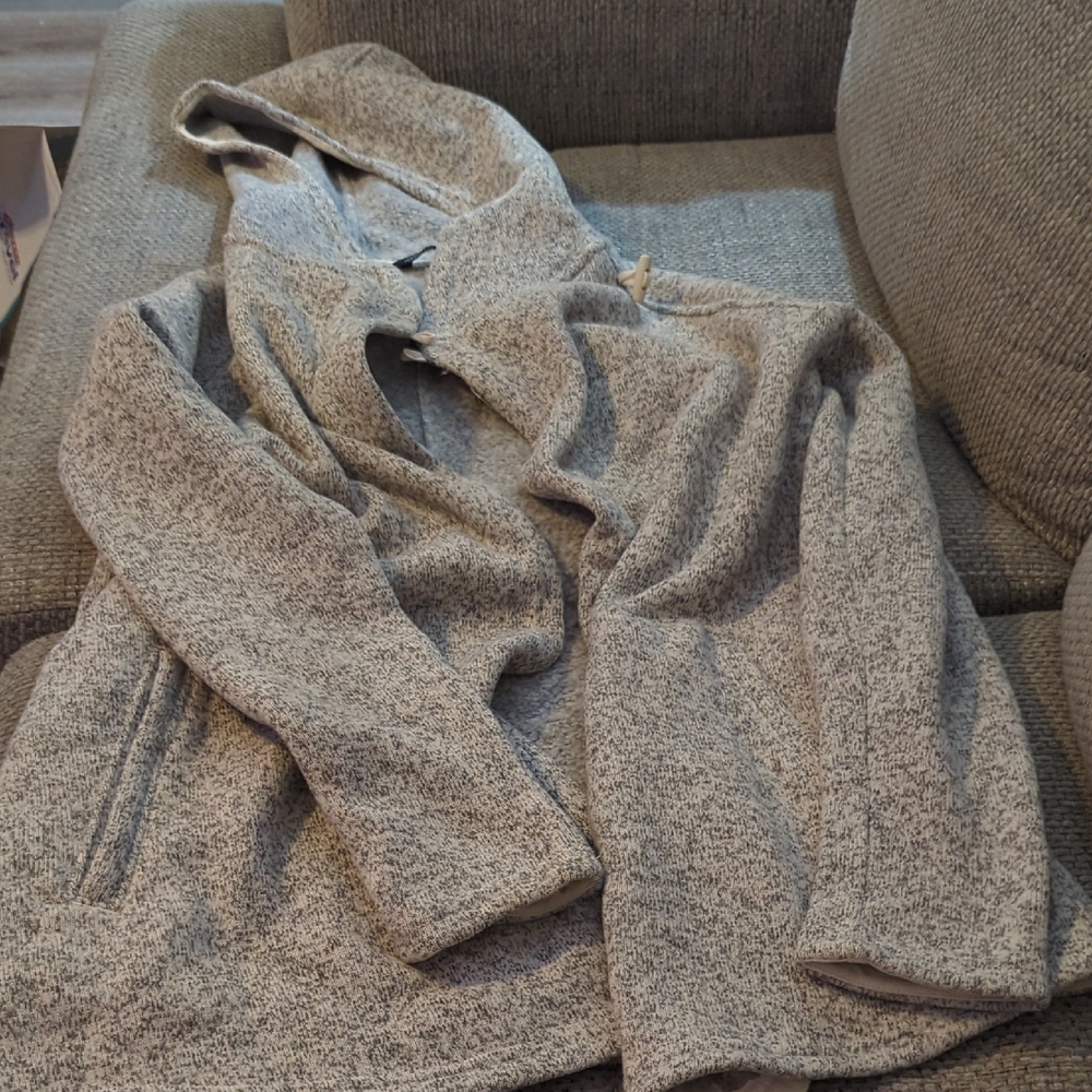 The North Face Heather Gray Fleece Jacket